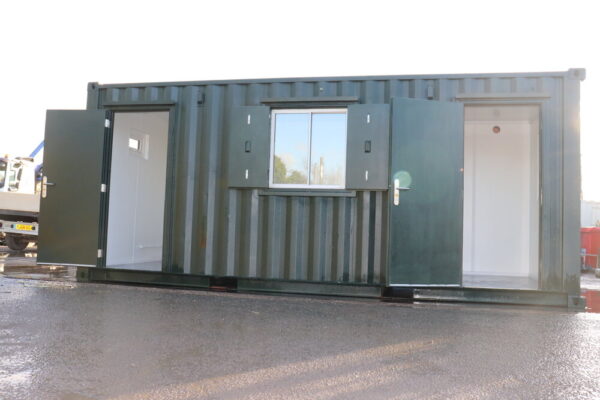 20'X8'  CONTAINER CONVERSION WITH SEPERATE TOILET