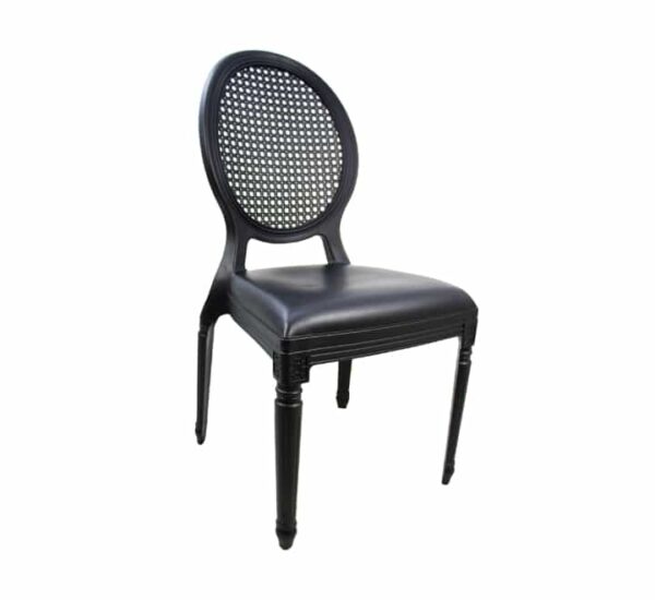Plastic Louis Chair Black