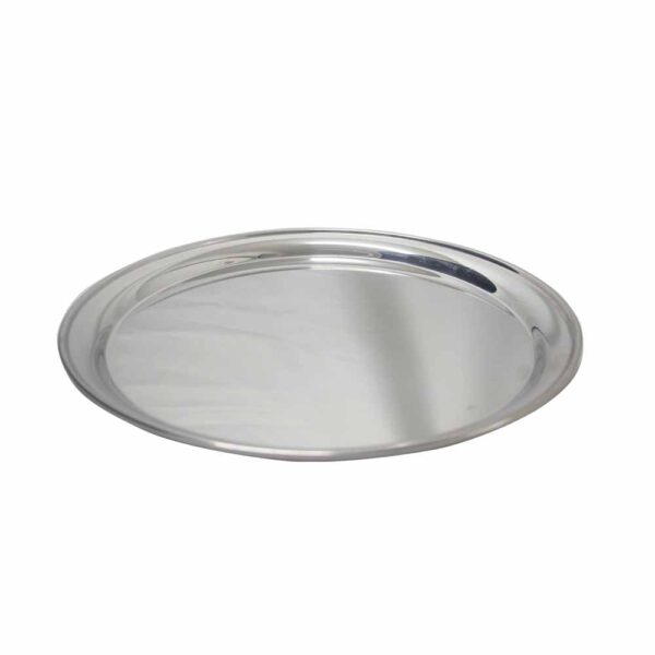 Round Serving Tray Stainless Steel