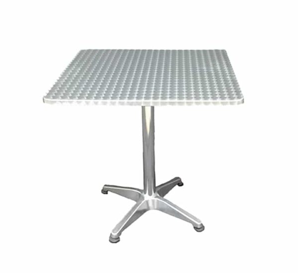 Aluminum cafe table 70X70cm