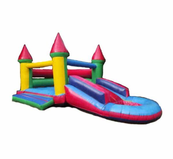 Slide jumping castle