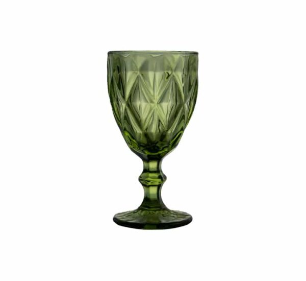 Pattern wine glass