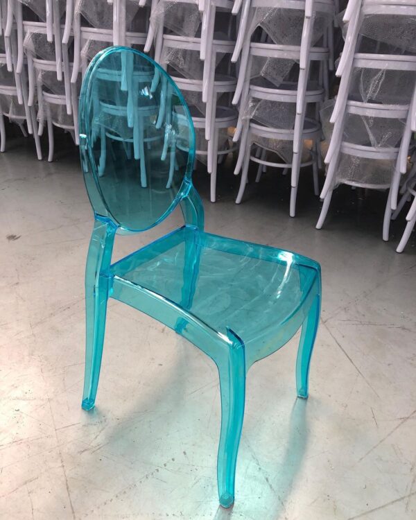 ghost plastic chair armless