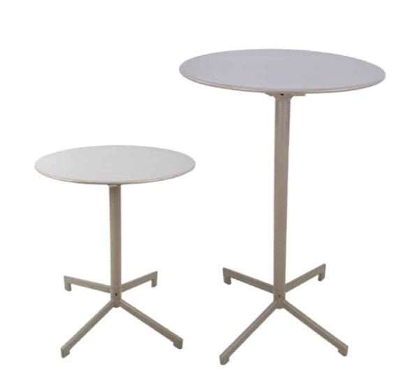 Adjustable Round Steel Table 60cm