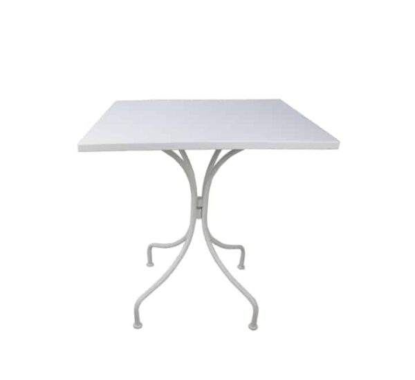 Square Steel Cafe Table 70cm