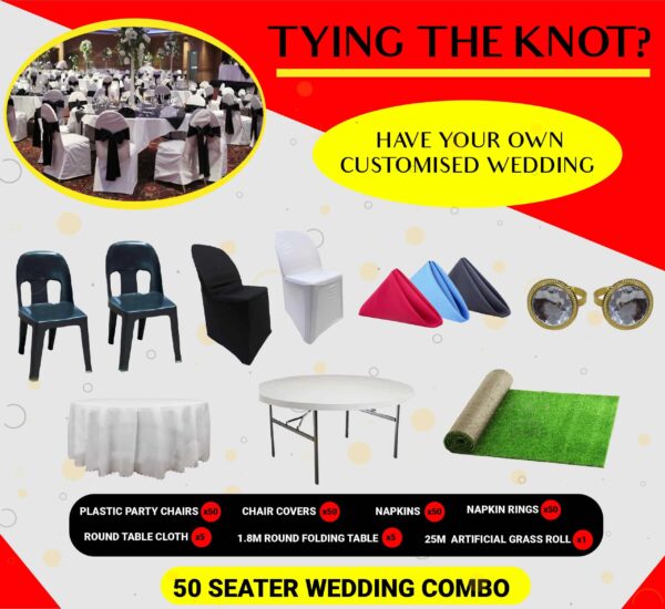 50 seater wedding combo