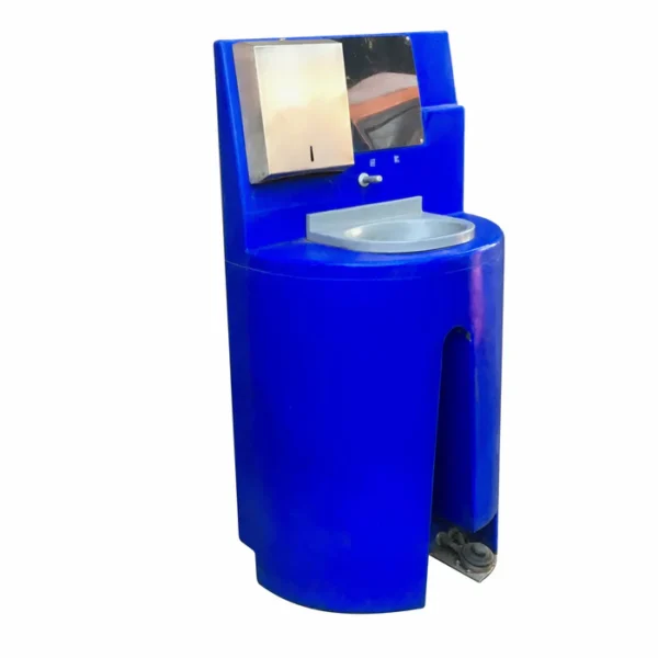 Plastic Stand Wash Basin with Accessories - Image 2