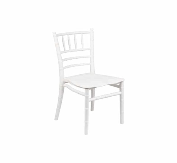 Kiddies tiffany resin white chair