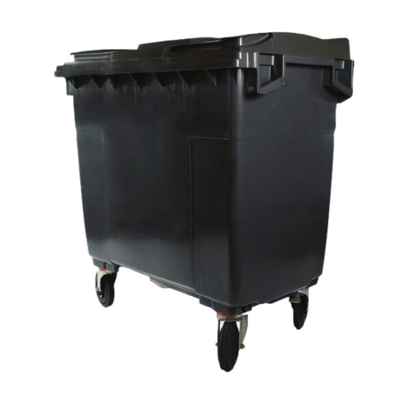 Wheelie Bin - Plastic - 4 Wheel - 700L - Image 2