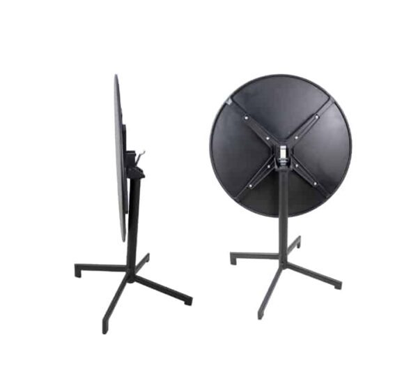 Round Steel Cafe Table 70cm - Image 2